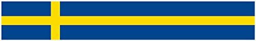 24" Vinyl trim Sweden Swedish flag strip sticker decals hood bumper car