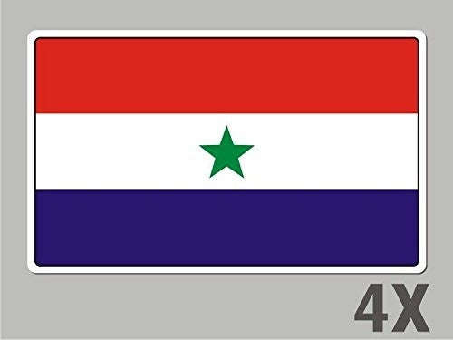 4 Yemen stickers flag decal bumper car bike emblem vinyl FL075