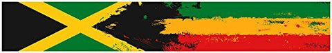 24" Vinyl trim Jamaica flag Bob Marley strip sticker decals hood bumper car