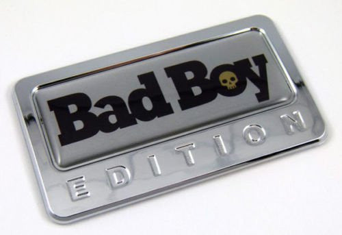 Car Chrome Decals CBEDI-BADBOY Bad Boy custom Edition Chrome Emblem with domed decal c/w adhesive Car Auto