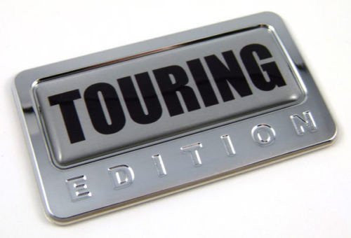 Car Chrome Decals CBEDI-TOURIN Touring special Edition Car Chrome Emblem with domed decal Bike Auto Badge 3D