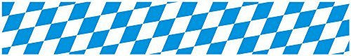 24" Vinyl trim Bavaria Bavarian flag strip sticker decals hood bumper car bike