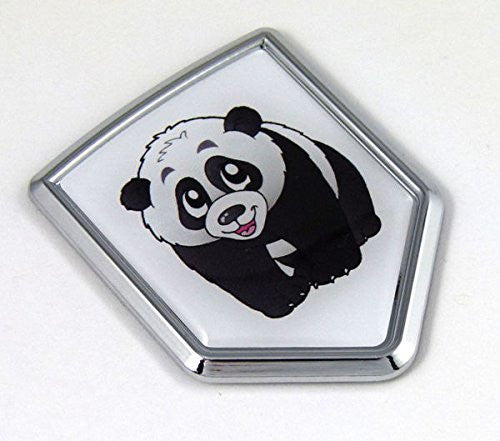 China Chinese PANDA Flag Car Chrome Emblem 3D Decal Bumper Sticker Badge Auto