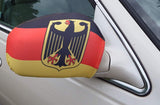 Mirror Flag Germany German with Eagle Car Auto Side Mirror Flag Covers Set of 2.