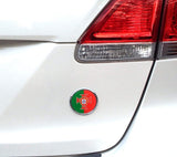 USA American Flag 2.75" Car Chrome Round Emblem Decal 3D Badge