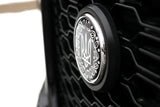 Car Truck Grill Badge Holder 3.5" round Black grille emblem frame