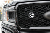 Black Widow Car Truck Black Round Grill Badge 3.5" grille chrome emblem