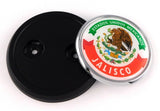 Jalisco Mexico Car Truck Grill Black Badge 3.5" grille chrome emblem
