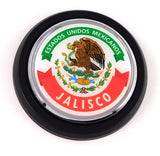 Jalisco Mexico Car Truck Grill Black Badge 3.5" grille chrome emblem