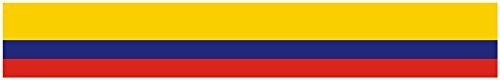 24" Vinyl trim Colombia flag strip sticker decals hood bumper car