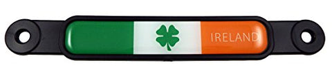 Ireland Irish Flag Emblem Screw On Car License Plate Decal Badge