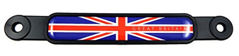 Great Britain England British Flag Screw On License Plate Emblem Car Decal Badge
