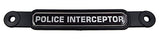 Police Interceptor Emblem Screw On Car License Plate Decal Badge