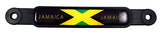 Jamaica Jamaican Flag Emblem Screw On Car License Plate Decal Badge