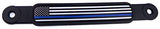 USA Police Thin blue line flag Screw On License plate Emblem Car Decal badge