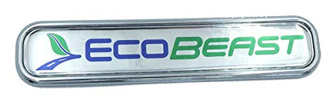 EcoBeast Chrome Emblem 3D Decal car 5.3"