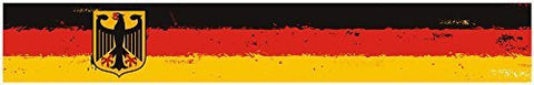 24" Vinyl trim Germany German flag strip sticker decals hood bumper car bike