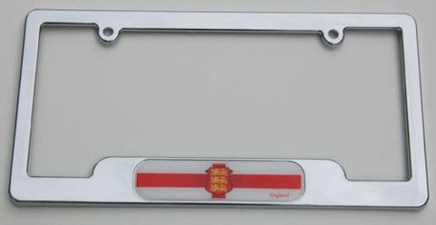 England Chrome plated ABS License Plate Frame holder cover with free caps