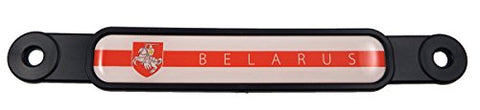 Belarus Belorussian Flag Screw On License Plate Emblem Car Decal Badge