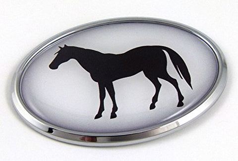 Horse 3D Chrome Emblem Pet Decal Car Auto Bike Truck Sticker
