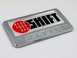 Shift Edition Chrome Emblem with Domed Decal Car Auto Motorcycle Bike Badge