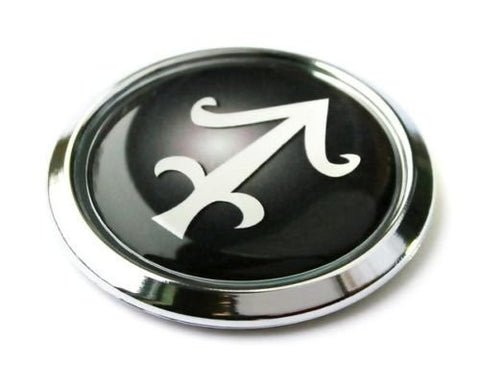Sagittarius Zodiac Symbol Chrome Emblem Car bike decal badge 3D Sticker
