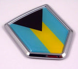 Bahamas BS USA State Flag Car Chrome Emblem Decal Sticker bike laptop boat 3dd Sticker badge