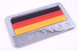 Germany Flag German Edition Chrome Emblem 3D Car Bike Badge