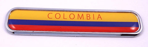 Colombia Car Chrome Emblem 3D auto Decal Sticker for car Bike Boat 5.3"