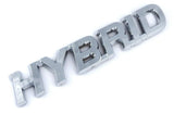 Hybrid Chrome Emblem Car Auto Decal Bumper 5.5"
