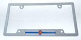 Finland Finish Flag car License Plate Frame Chrome Plated Plastic CP08