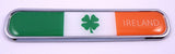 Ireland Irish Chrome Emblem 3D auto Decal Sticker car Bike Boat 5.3"