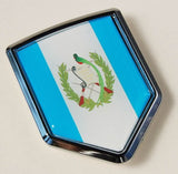 Car Chrome Decals CBSHD085 Guatemala Flag Car Chrome Emblem 3D Decal Sticker Badge