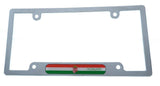 Hungary Flag car License Plate Frame Chrome Plated Plastic tag Holder CP08