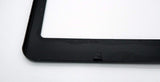 USA American Flag Black Carbon Fiber Look Metal Car License Plate Frame Holder