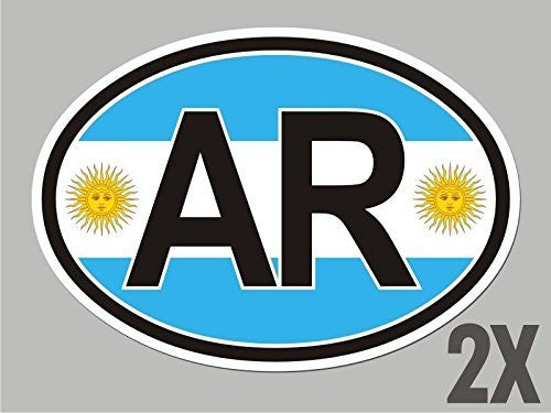 Argentina oval sticker