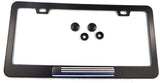 USA Police Thin Blue line Metal Black Aluminium Car License Plate Frame Holder
