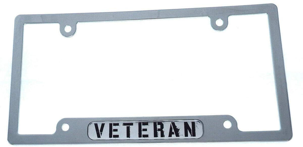 Veteran car License Plate Frame Chrome Plated Plastic tag Holder Cover CP08