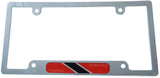 Trinidad and Tobago Flag car License Plate Frame Chrome Plated Plastic CP08