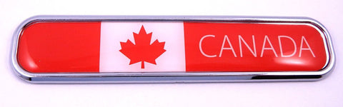 Canada Car Chrome Emblem 3D auto Decal Sticker for car Bike Boat 5.3"