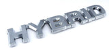 Hybrid Chrome Emblem Car Auto Decal Bumper 5.5"