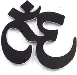 Aum Om, car Chrome Emblem auto Bike 3D Badge Chrome Decal Yoga 2.5"