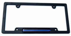 Black PLastic Car License plate frame