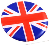 Great Britain British Flag Round Domed Decal Emblem Car Bike 2.44"