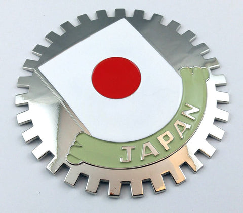 Japan Grille Badge for car Truck Grill Mount Japanese Flag