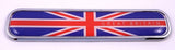 Great Britain British Flag Chrome Emblem 3D auto Decal car Bike Boat 5.3"