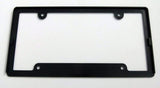 Trinidad Tobago Black Plastic Car License Plate Frame w/Domed Decal Insert Flag