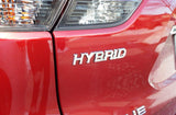 Hybrid Chrome Emblem Car Auto Decal Bumper 5.5"