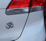 Aum Om, car Chrome Emblem auto Bike 3D Badge Chrome Decal Yoga 2.5"