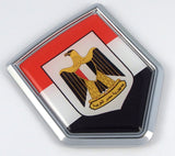 Egypt Decal Egyptian Flag Car Chrome Emblem Sticker badge